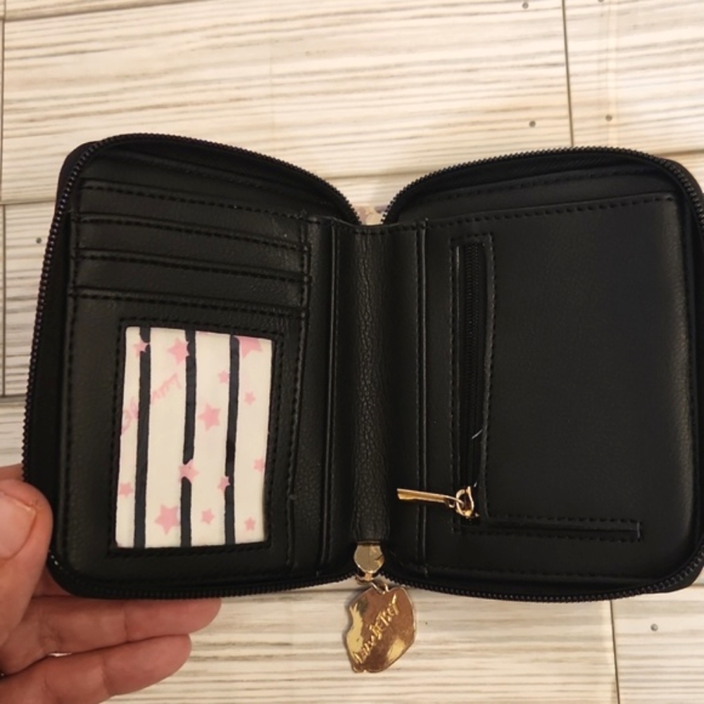 Womens Betsey Johnson Luv Betsey leopard print small cat wallet. - Picture 6 of 11